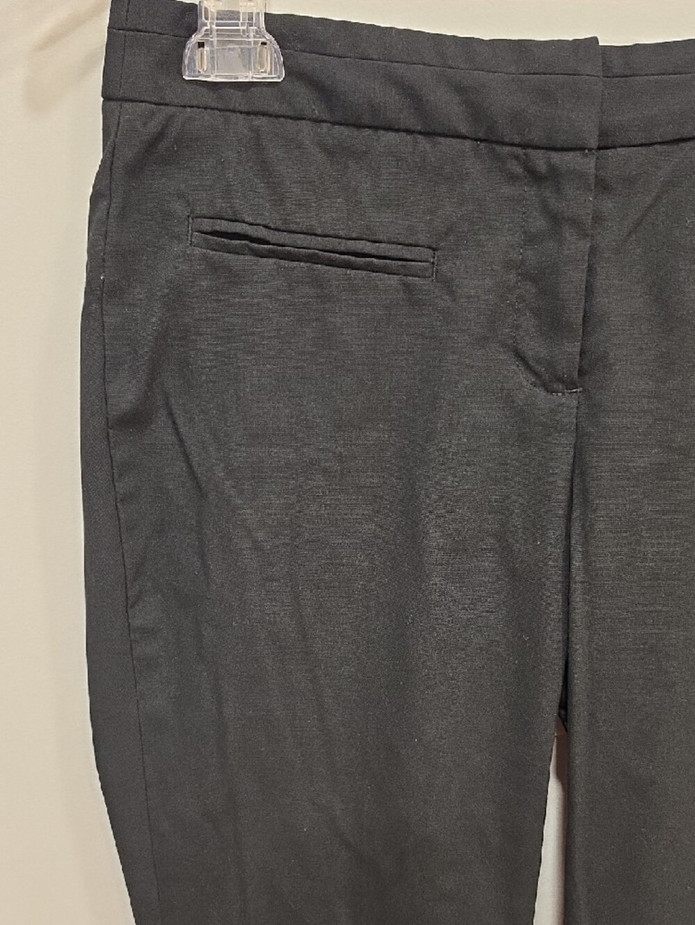 Dalia Collection Black Cropped Tapered Dress Pants - Picture 2 of 8
